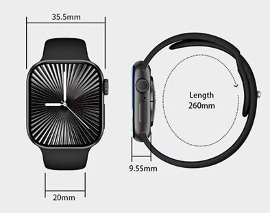 CDO Aurafit A10 mini Smart Watch