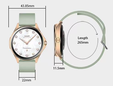 CDO Aurafit AM12 Smart Watch