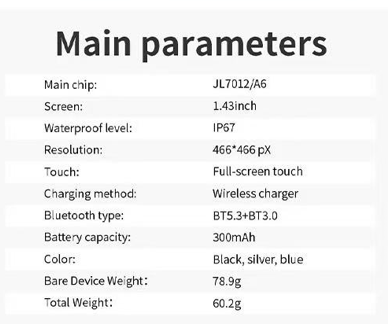 CDO Aurafit AM13 Smart Watch