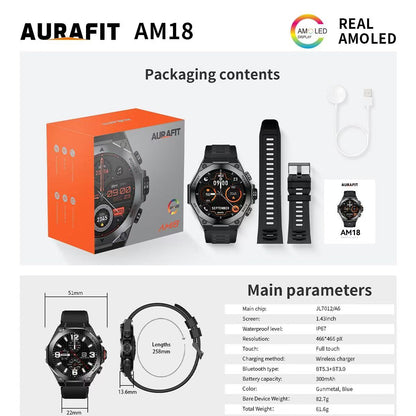 CDO Aurafit AM18 Smart Watch