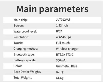 CDO Aurafit AM18 Smart Watch