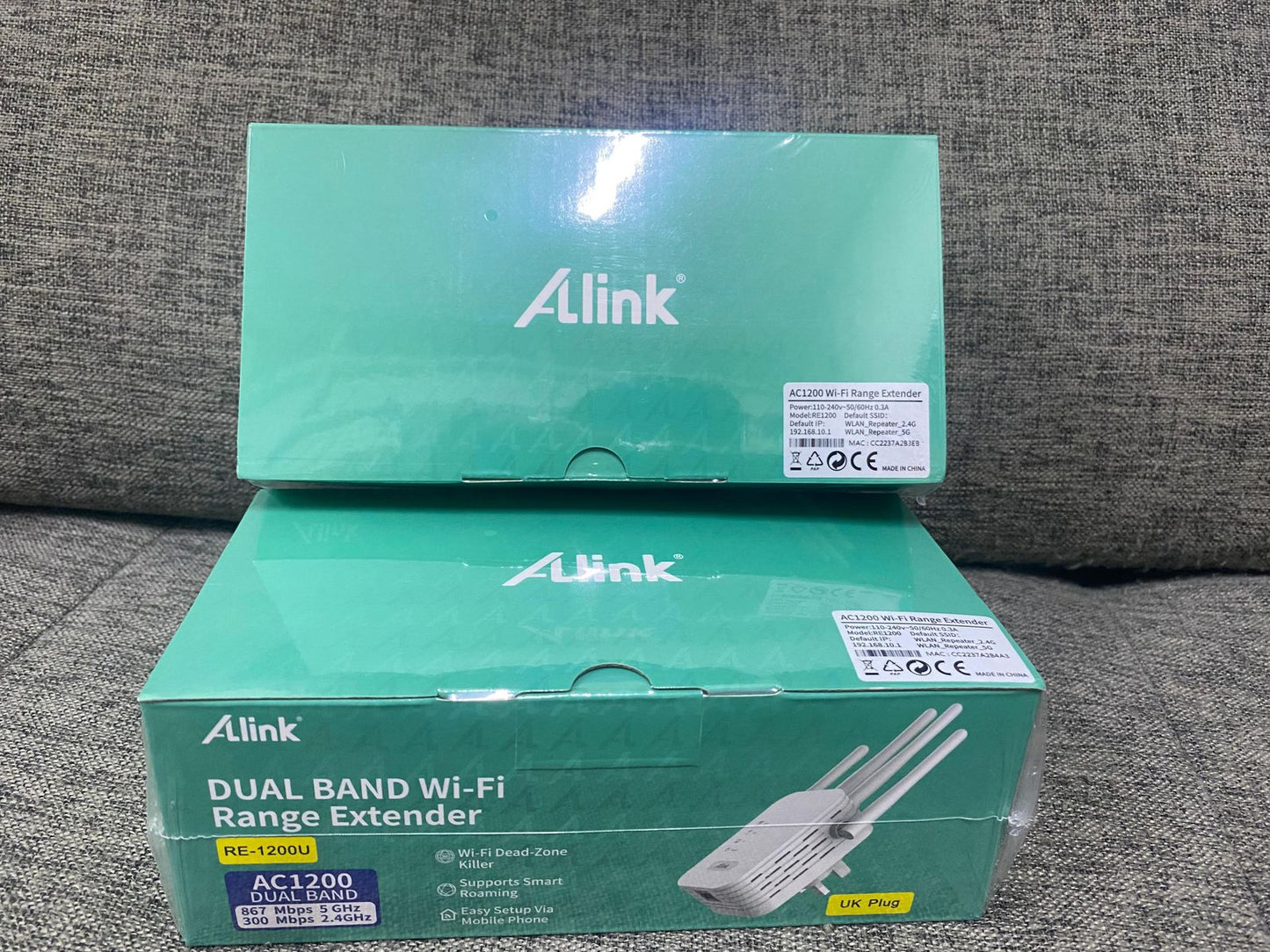 CDO Alink AC1200 Dual-Band WiFi Range Extender with 4 Antennas, WPS, Repeater & AP Mode – 1200Mbps, 2.4GHz/5GHz, 100Mb LAN Port
